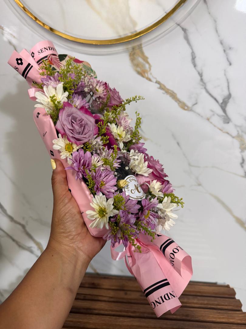 Bouquet Caramelo Splash: Flores & Fragancia